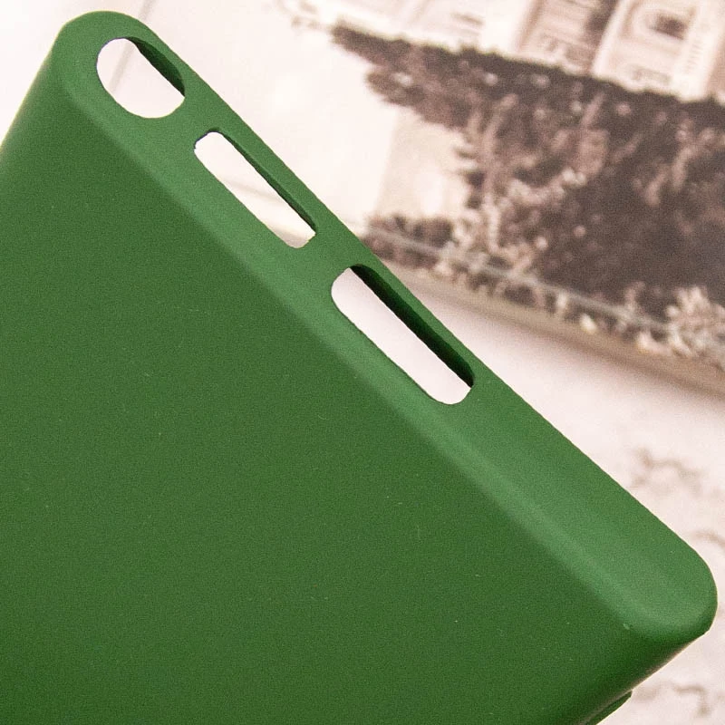Чехол Silicone Case Lakshmi Plus с закрытой камерой для Samsung Galaxy S25 Ultra – Зеленый / Dark green. Фото 7 из 7