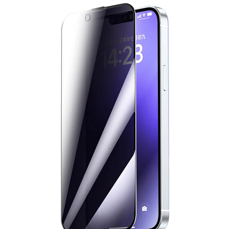 Защитное стекло Remax 3D Privacy (GL-27) для Apple iPhone 13 (6.1") – Черный. Фото 5 из 5