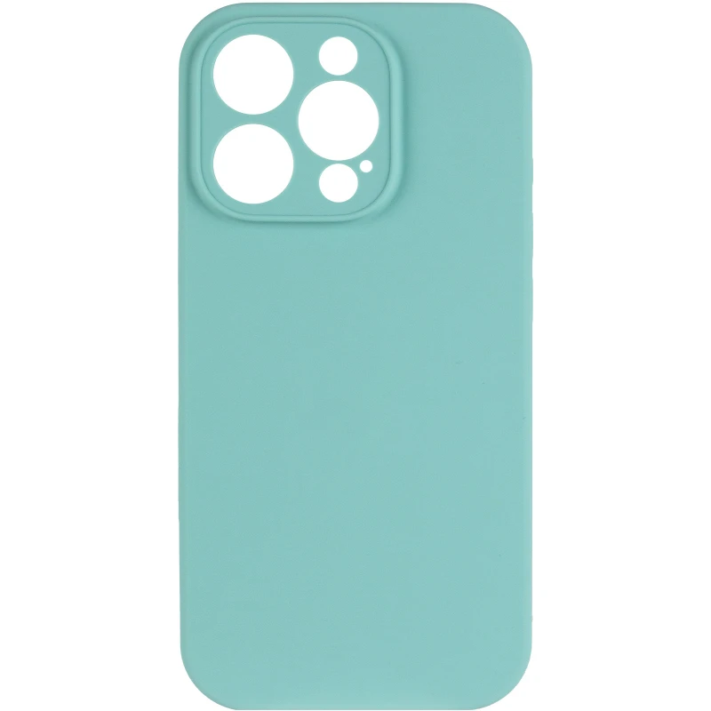 Чохол Silk Full Camera Protective (AA) NO LOGO для Apple iPhone 16 Pro – Бірюзовий / Marine Green. Фото 4 з 9