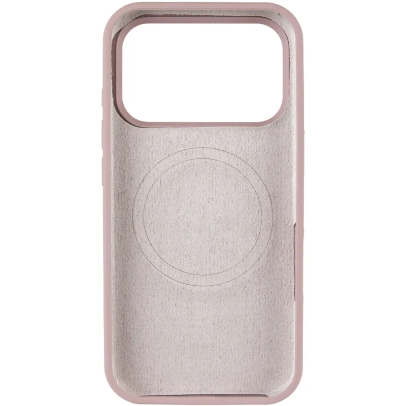 Чохол Silk (AA) NO LOGO with Magnetic Fit для Apple iPhone 17 Pro (6.3") – Сірий / Lavender. Фото 4 з 6