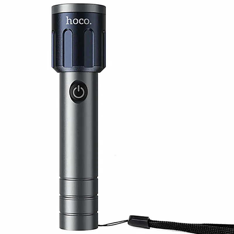Ліхтар акумуляторний Hoco DL25 (1200Lm 350m 5000mAh) – silver. Фото 3 з 5