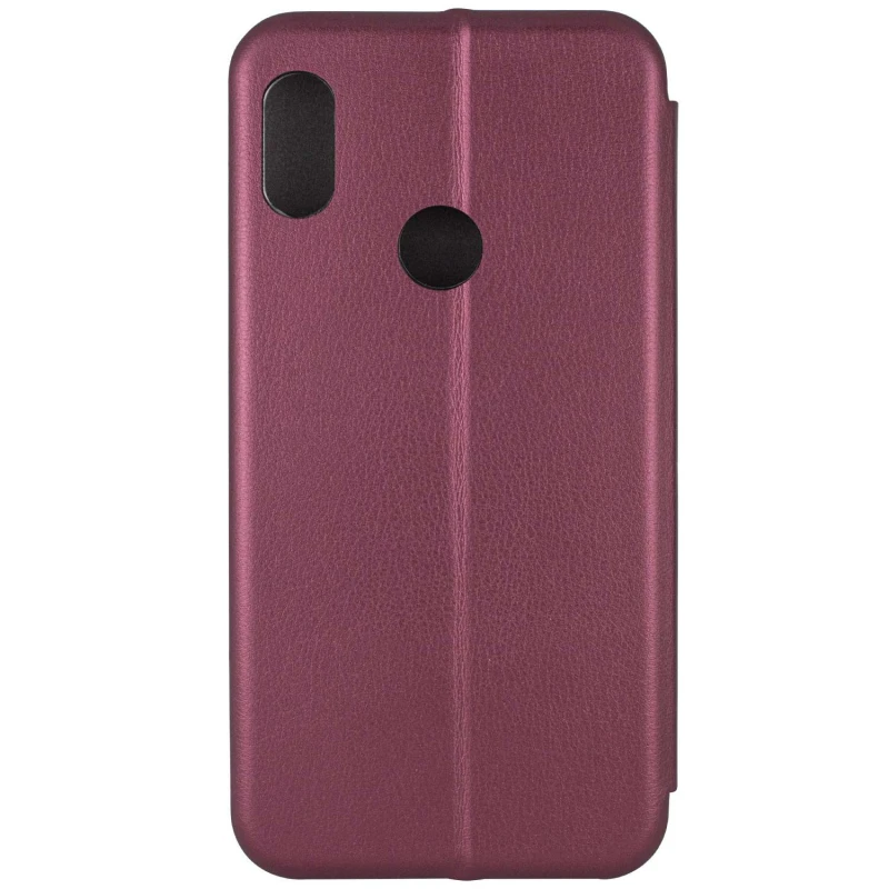 Чохол-книжка класичний на Xiaomi Redmi Note 5 Pro / Note 5 (AI Dual Camera) – Бордовий. Фото 6 з 6