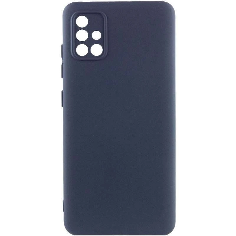 

Чехол Silicone Case Lakshmi с закрытой камерой для Samsung Galaxy A51 (Синий / Midnight Blue), Синій / midnight blue