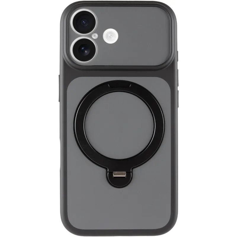 Чехол Ummi Full Camera with Magnetic Fit HQ Ring для Apple iPhone 16 – Black. Фото 5 из 10