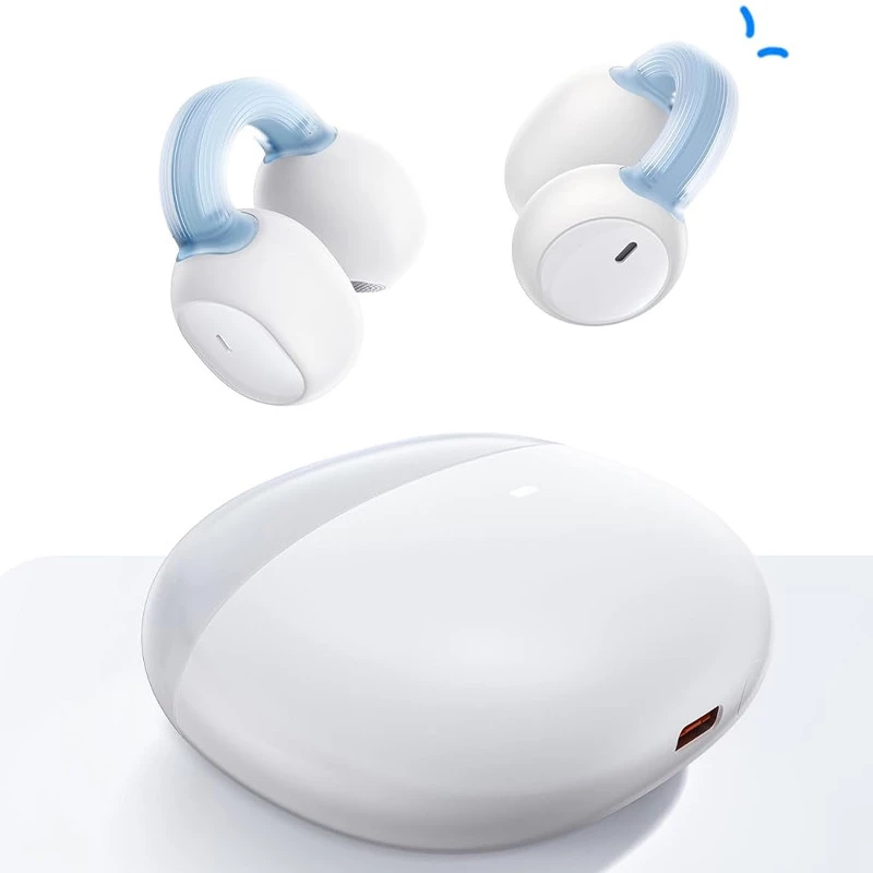 Беспроводные TWS наушники Baseus AirGo 1 Ring Open-Ear (A00069201) – Stellar White. Фото 2 из 7