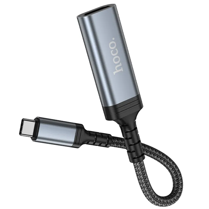 Перехідник Hoco UA43A Type-C to HDTV (0.2m) – Metal gray. Фото 4 з 6