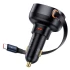АЗП Baseus Enjoyment Pro 60W (1USB-C) + висувний кабель Type-C (C00057802111-01) – Cluster Black. Фото 6 з 12