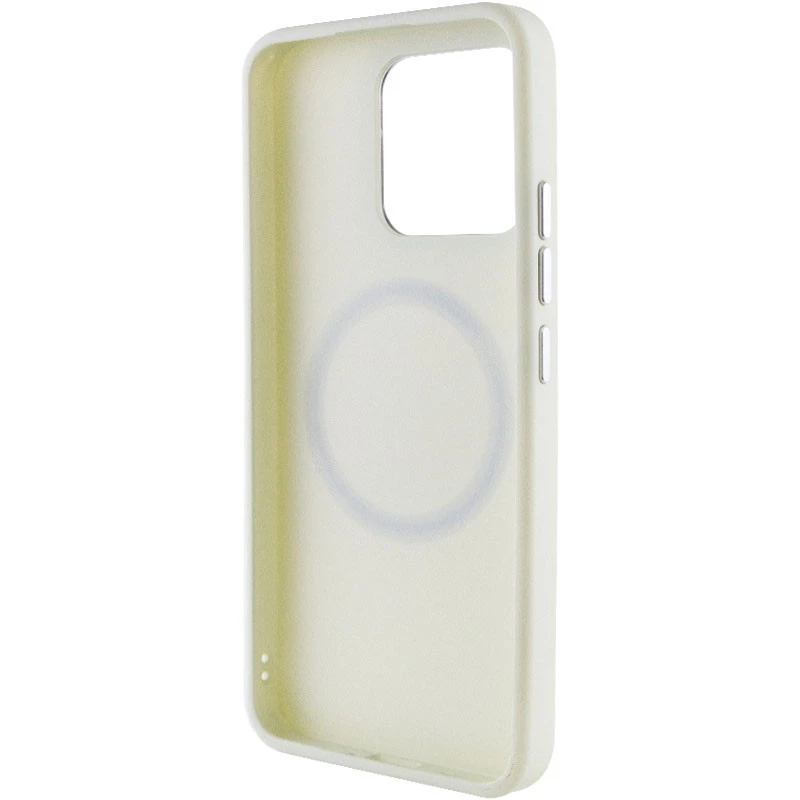 TPU чохол Bonbon з металевими кнопками та MagSafe на Xiaomi Redmi Note 13 4G – Білий / White. Фото 5 з 10