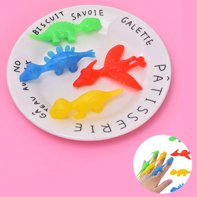 Іграшка еластична Літаючий динозавр на палець 1 шт – Random color. Фото 3 з 5