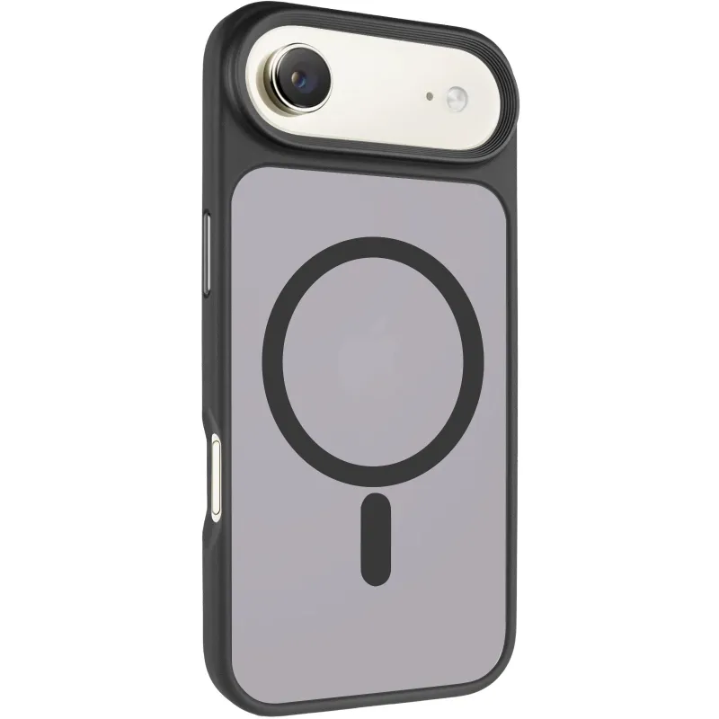 TPU+PC чохол Metal Buttons with Magnetic Fit для Apple iPhone 17 Air (6.5") – Чорний / Black. Фото 1 з 6