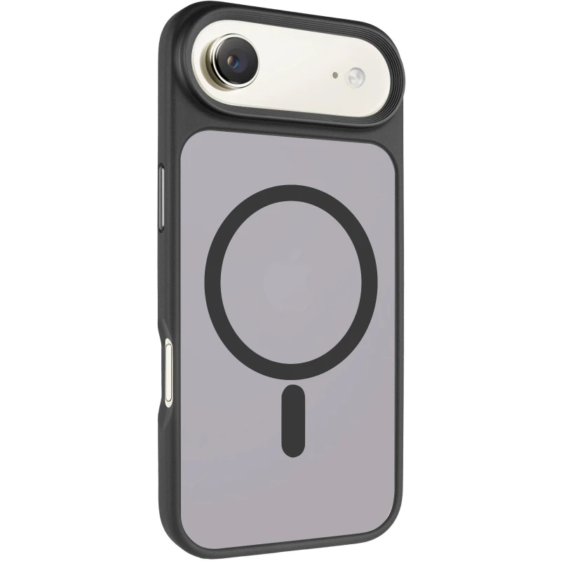 TPU+PC з металевими кнопками та MagSafe на Apple iPhone 17 Air (6.5") – Чорний / Black. Фото 1 з 6