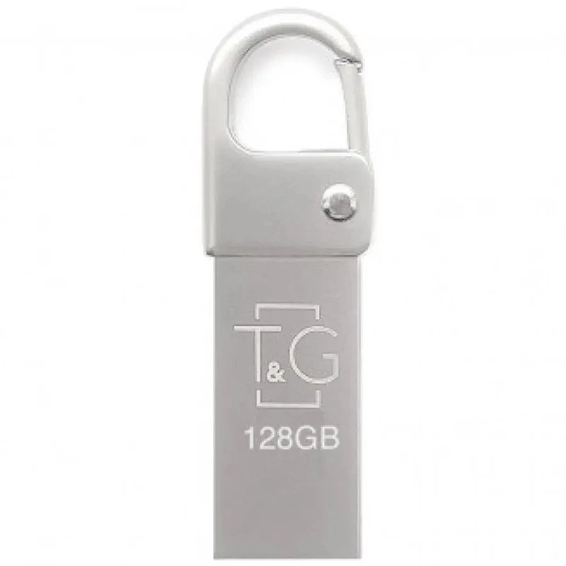 

Флеш-драйв 3.0 USB Flash Drive T&G 027 Metal Series 128GB (Срібний)