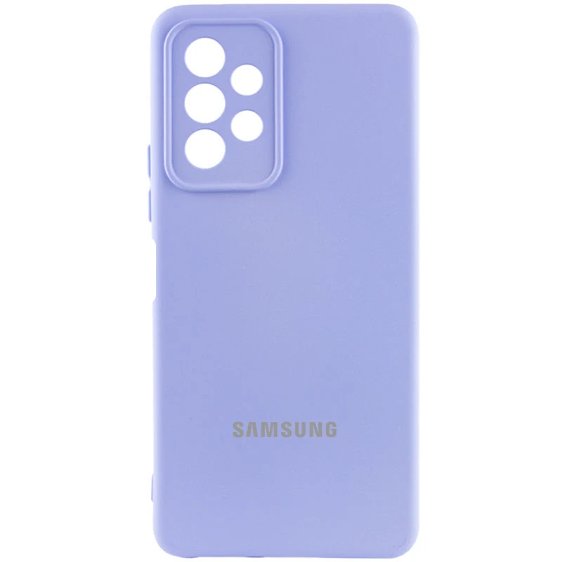 Чохол Silicone Case Lakshmi Premium L з закритою камерою на Samsung Galaxy A23 4G – Бузковий / Dasheen. Фото 1 з 2