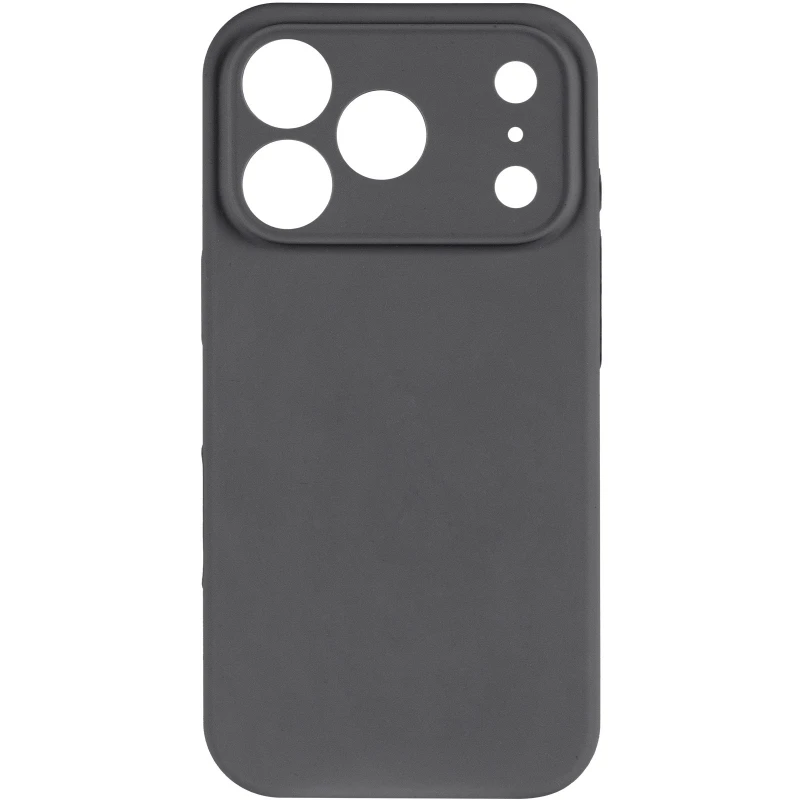 Чехол Silk Full Camera Protective (AA) NO LOGO для Apple iPhone 17 Pro (6.3") – Серый / Dark Gray. Фото 3 из 9
