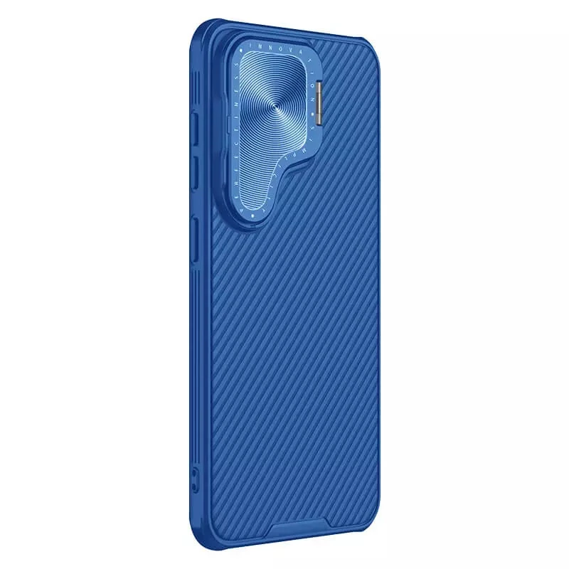 Карбонова накладка Nillkin Camshield Prop для Samsung Galaxy S24+ – Blue. Фото 2 з 8