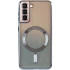 Чохол з блискітками, захисними лінзами на камеру та MagSafe на Samsung Galaxy S21 FE – Сірий / Lavender Gray. Фото 5 з 11