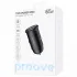 АЗП Proove Tiny Power Pro 65W PD65W+QC3.0 (1USB-A/1C) – Black. Фото 4 з 4