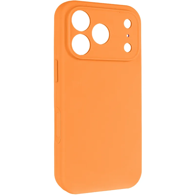 Чехол Silk Full Camera Protective (AA) NO LOGO для Apple iPhone 17 Pro Max (6.9") – Оранжевый / Orange. Фото 1 из 2