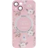 TPU+PC чехол Secret Garden с MagSafe для Apple iPhone 15 (6.1") – Pink. Фото 1 из 5