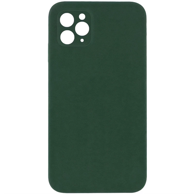 Чехол Silicone Case Square L с защитой камеры для Apple iPhone 11 Pro Max (6.5") – Зеленый / Cyprus Green. Фото 1 из 1