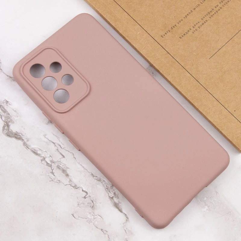 Чохол Silicone Case Lakshmi Plus з закритою камерою на Samsung Galaxy A52 4G / A52 5G – Рожевий / Pink Sand. Фото 4 з 4