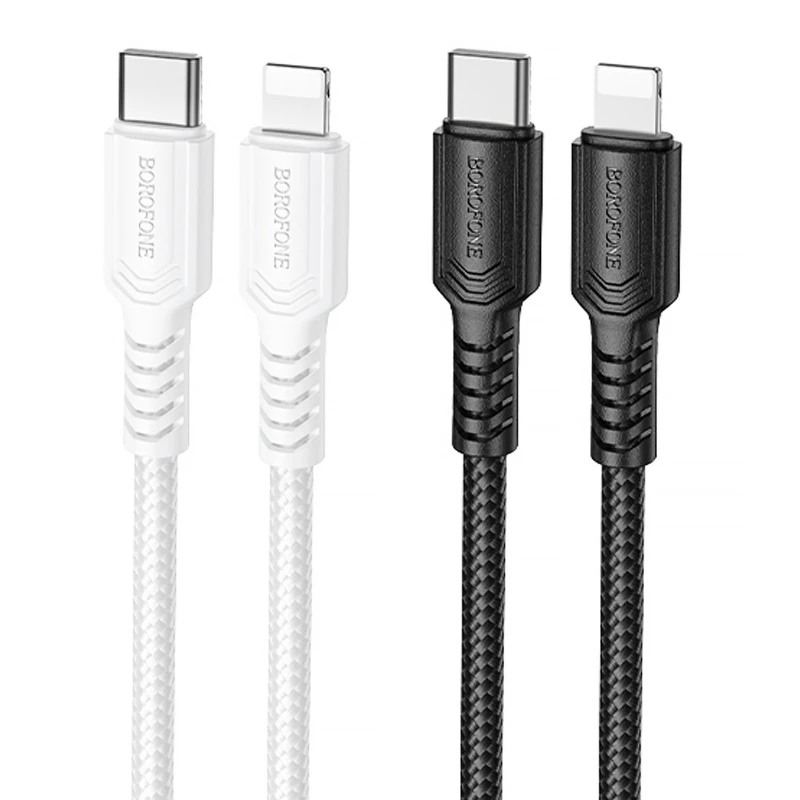 Дата кабель Borofone BX116 Certain Type-C to Lightning 27W (1m) фото 1 з 1