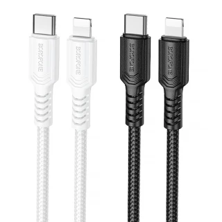 Дата кабель Borofone BX116 Certain Type-C to Lightning 27W (1m) фото 1 з 1