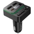 АЗП FM модулятор Borofone BC60 Hero 35W (2USB-A/1C) – Black. Фото 4 з 8