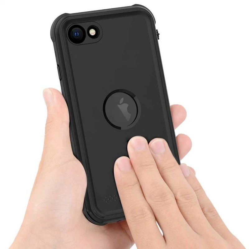 Чорний водонепроникний чохол Shellbox на Apple iPhone SE (2020) – Чорний. Фото 2 з 4