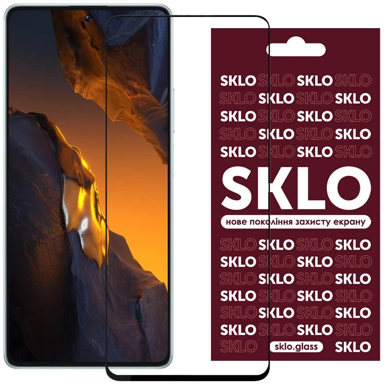 

Захисне скло SKLO 3D Xiaomi Redmi Note 12 Pro+ 5G (Чорний)