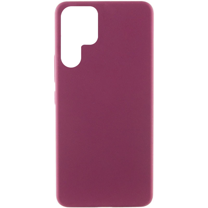 Чехол Silicone Case Lakshmi Premium на Samsung Galaxy S26 Ultra – Бордовый / Plum. Фото 1 из 3