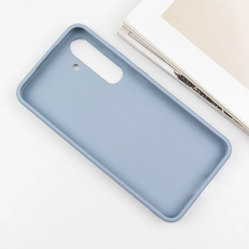 TPU чохол Bonbon з металевими кнопками на Samsung Galaxy S24+ – Блакитний / Mist blue. Фото 8 з 11