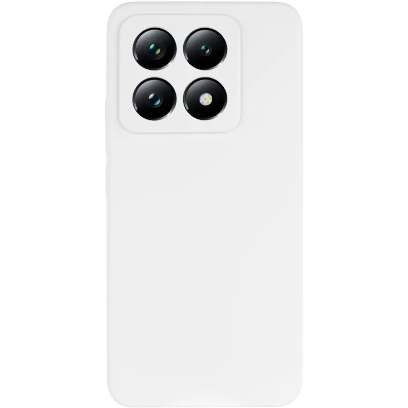 Чохол Silicone Case Lakshmi Premium із закритою камерою для Xiaomi 14T Pro – Білий / White. Фото 4 з 7