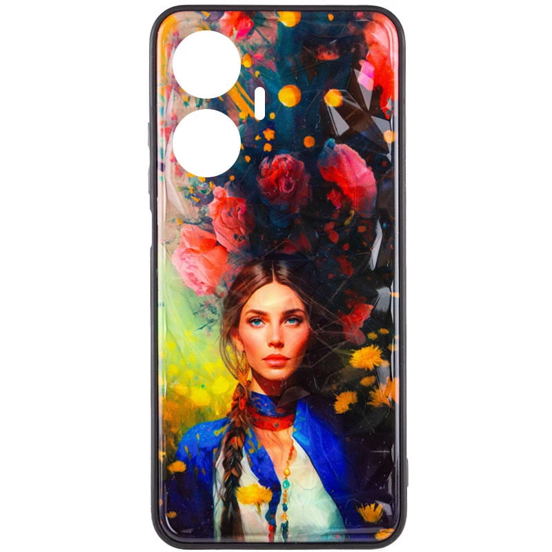 

Стеклянный чехол Prisma Ladies на Realme C55 (Peonies)