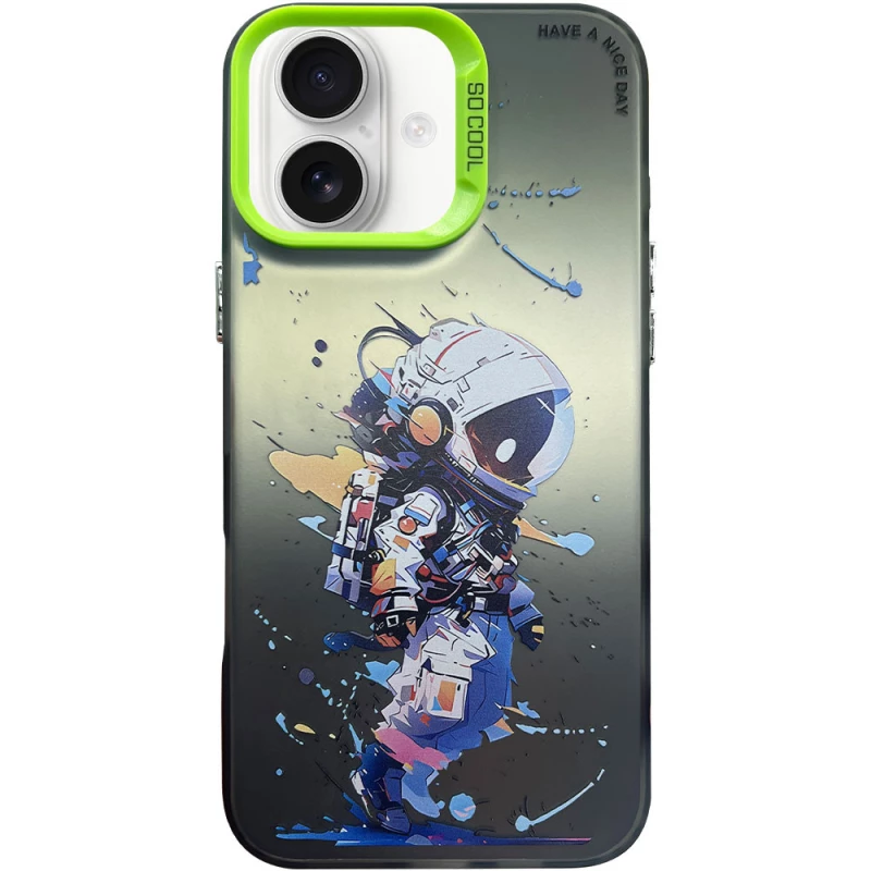 Чохол TPU+PC Street Art для Apple iPhone 16 – Astronaut. Фото 1 з 2
