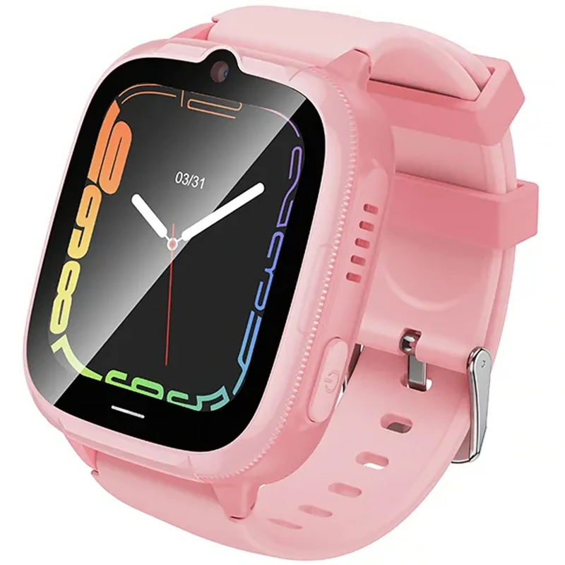 Детские cмарт-часы Hoco Y106 4G with call function – Pink. Фото 1 из 1
