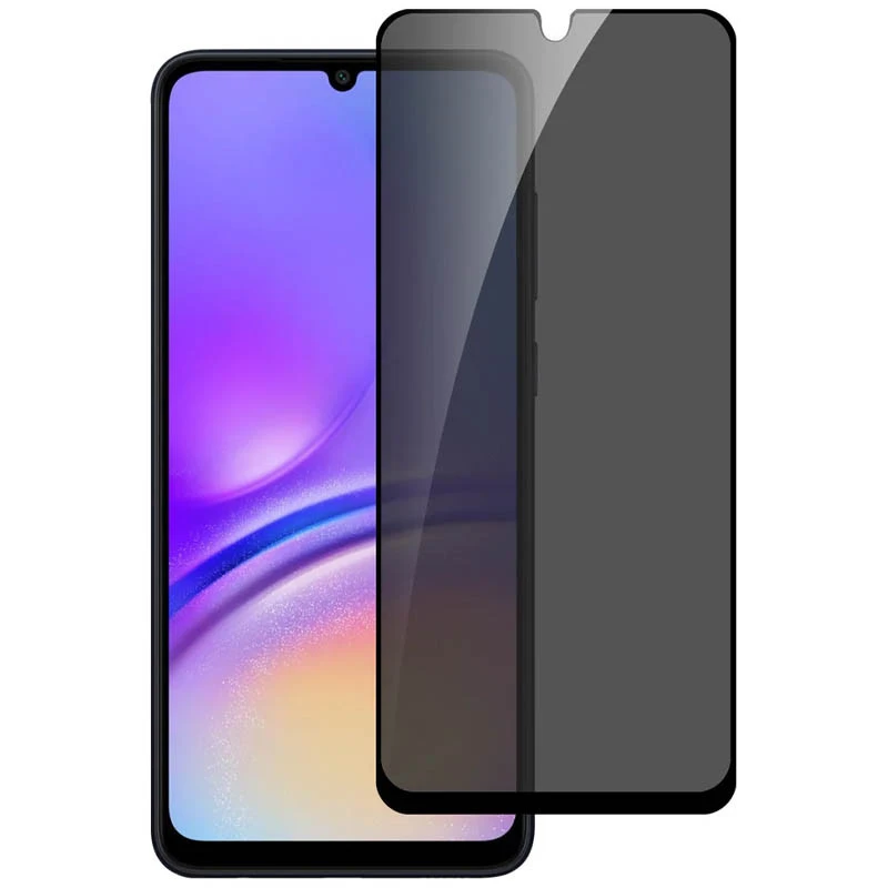 Захисне скло з ефектом антишпигун на Samsung Galaxy A17 4G/5G – Чорний. Фото 1 з 2