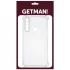 Ультратонкий силіконовий чохол GETMAN з критими бортами на Xiaomi Redmi Note 8T – Безбарвний (прозорий). Фото 3 з 5