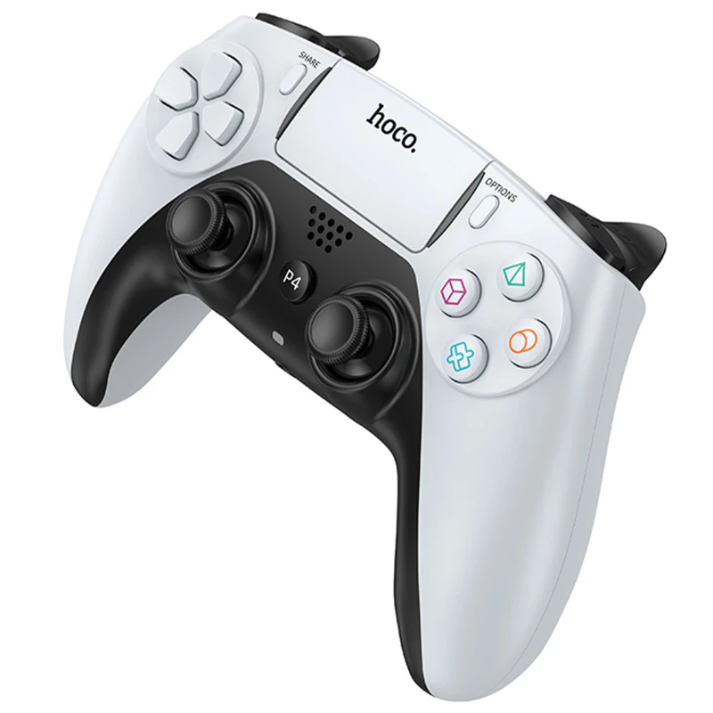 Ігровий джойстик геймпад Hoco GA1 Phoenix for PS4 – White. Фото 5 з 7