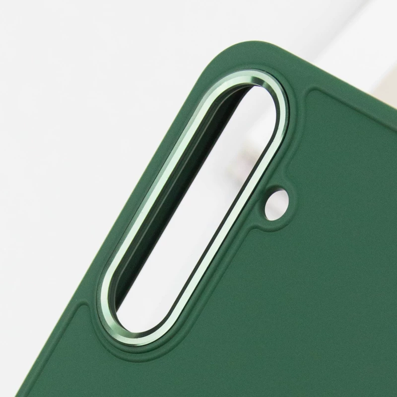 TPU чохол Bonbon з металевими кнопками на Samsung Galaxy S24+ – Зелений / Army green. Фото 12 з 12