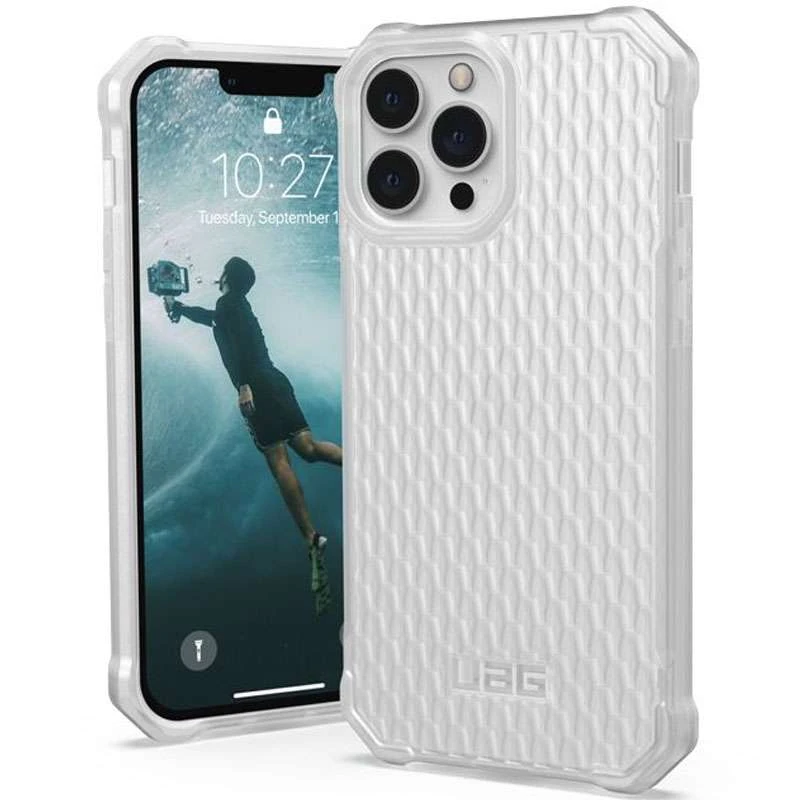 

Силиконовый чехол UAG ESSENTIAL с усиленной защитой углов для Apple iPhone 13 Pro (6.1") (Матовый), Матовий