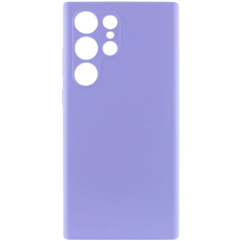 Чехол Silicone Case Lakshmi Premium з закритою камерою на Samsung Galaxy S26 Ultra – Сиреневый / Dasheen. Фото 1 из 7