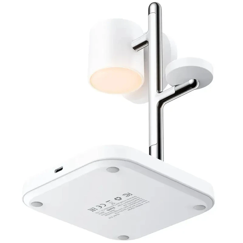 БЗП Acefast E39 desktop 4in1 Qi2 32.5W – White. Фото 4 з 6
