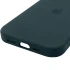 Чохол Silicone Case з закритим низом на Apple iPhone 17 (6.3") – Зелений / Forest green. Фото 6 з 6