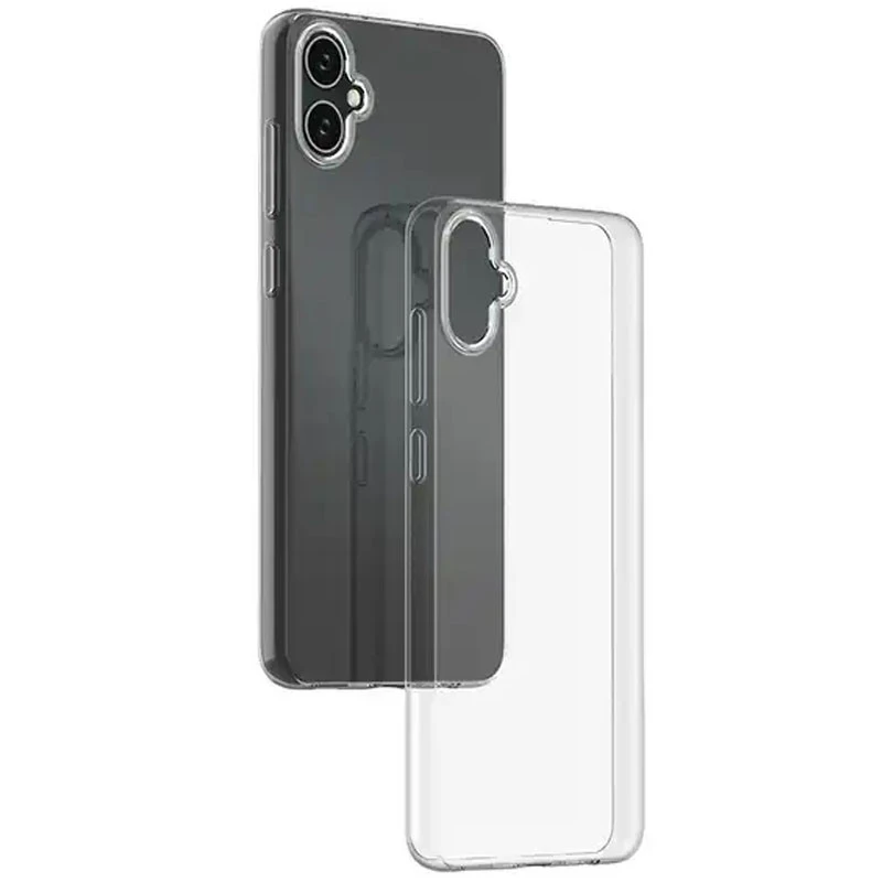 Ультратонкий силиконовый чехол 1 мм для Samsung Galaxy A07 – Бесцветный (прозрачный). Фото 1 из 1