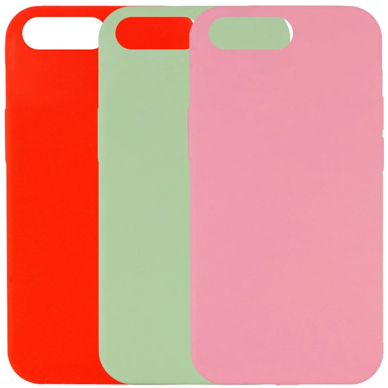 Чохол з закритим низом Silicone Case на Apple iPhone 7 plus / 8 plus фото 2 з 3