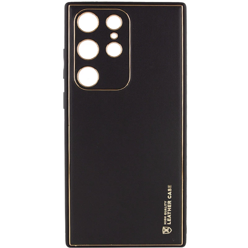 

Шкіряний чохол Xshield на Samsung Galaxy S21 Ultra (Чорний / Black)