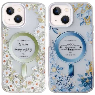 Ніжність квітучий чохол з MagSafe на Apple iPhone 14 (6.1") фото 1 з 2