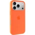 Чохол Silicone case (AAA) with Magsafe and Animation для Apple iPhone 17 Pro Max (6.9") – Orange. Фото 2 з 7