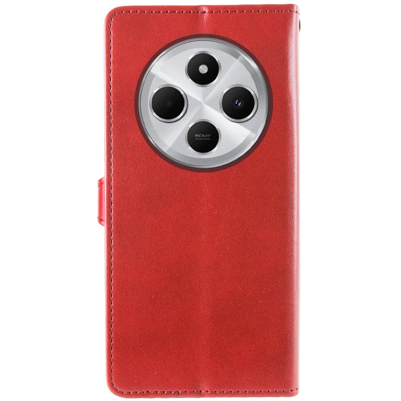 Чехол-книжка GETMAN галлант для Xiaomi Redmi 14C / Poco C75 – Красный. Фото 2 из 7